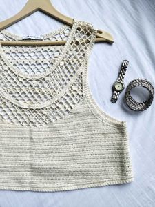 Crochet Knit Tank Top