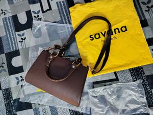 Savana Stylish Brown Handbag