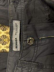 Y2k Grey Dual Tonned Baggy Cargo