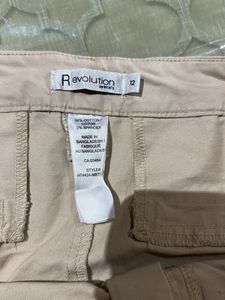 Beige Chino Shorts
