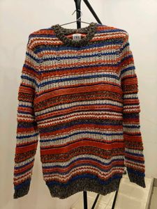 Striped Knit Sweater