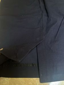 Navy Blue Straight Skirt