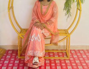 heavy gharara suit set