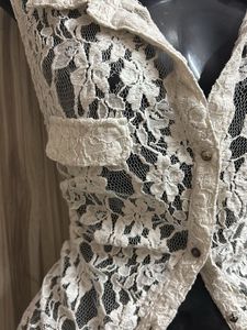 ⭕️B3G1⭕️ + 30 % Off On Combo❗️ Lace Shirt Cardigan