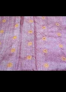 Elegant Pink pure silk  Saree
