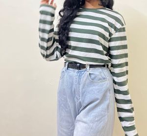 Striped Long Sleeve Tee