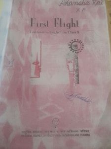 First Flight Class 10 (Ncert)