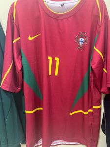 Portugal 2002 home ronaldo 11 football jersey