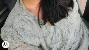 Pastel green furry top