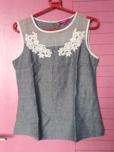Elegant Grey Top