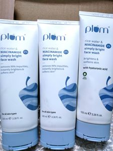 Plum Rice Water &amp; Niacinamide Face Wash