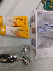 2 Combo Massager 3d And Sunscreen