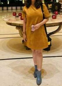 Brown Shift Dress