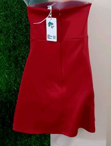 Bandeau Strapless Mini Dress