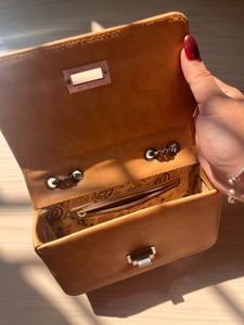 Mini Squar bag chain strap flap beige