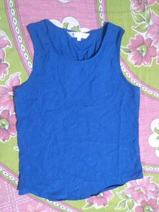 Royal Blue Sleeveless Top