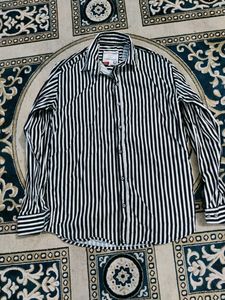 Cotton Shirt for Men Fashion Casual Striped