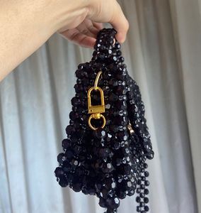 Beaded Black Handbag