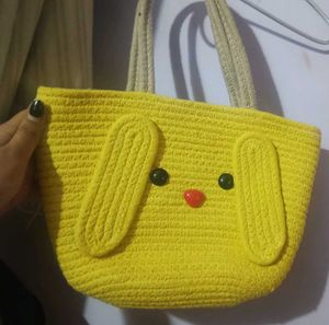 Cute Yellow Bunny Tote Bag