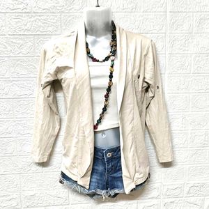Tops &amp; Dresses For Rs.99 Only/ Cream Cardigan