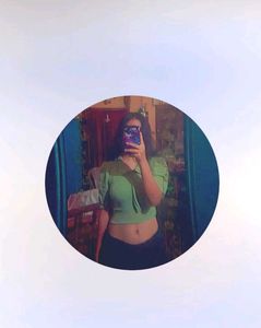 Green Puff Sleeve Top