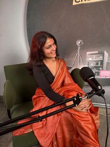 Elegant Orange Silk Saree