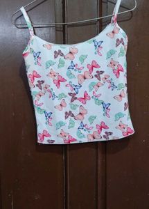 Butterfly Print Tank Top