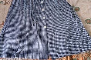 Gingham Button-Down Dress