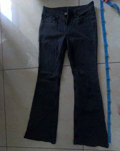 Flared Black Jeans