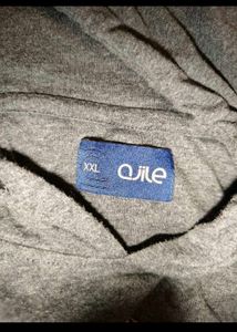 Gray Sleeveless Hoodie T-Shirt