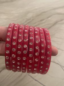 Set Of 8 Diamonds Bangles