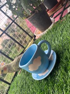 Cute Cloud Mug & Saucer