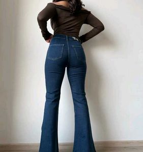 Flared Denim Jeans