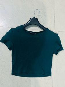 Zara Basic Crop Top💫
