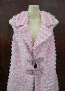 kawaii pink half jacket