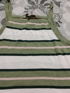 Striped Knit Tank Top