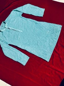 Boy Embroidered  Regular Fit Kurta