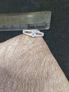 Pure Silver Ring Look Like Diamond