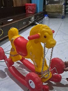 Vintage Ride-On Horse Toy
