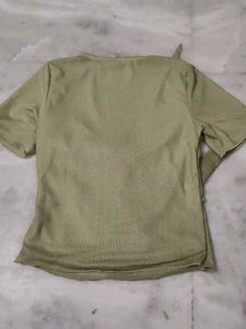 Green Mesh Top