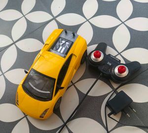Yellow Remote Control Car