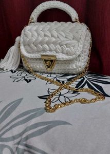 Crochet Handmade Sling Bag For Women And Girls 💫