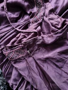 Purple Lehenga with Intricate Sequin