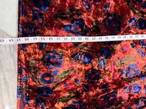 Floral Afgan Velvet Suit