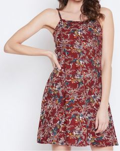 Unused Woman Dress: Floral Print