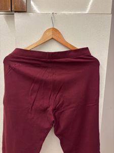 Maroon Casual Pants