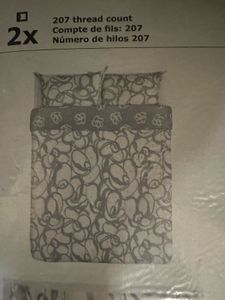 🛏️ IKEA KLANGLILJA Duvet Cover Set (Full/Queen)
