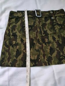 Camo Mini Skirt