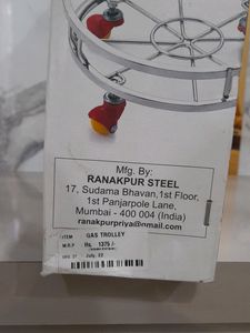PRIYA CYLINDER STAND STAINLESS STEEL