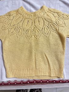 Yellow Knit Sweater